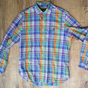 Polo Ralph LAuren Men's Slim Fit Performance Twill Long Sleeve Shirt XL